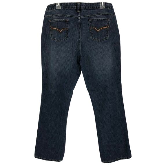 Riders Copper Stretch Jeans Straight Leg Distressed Women's Size 15 16 - Picture 7 of 8